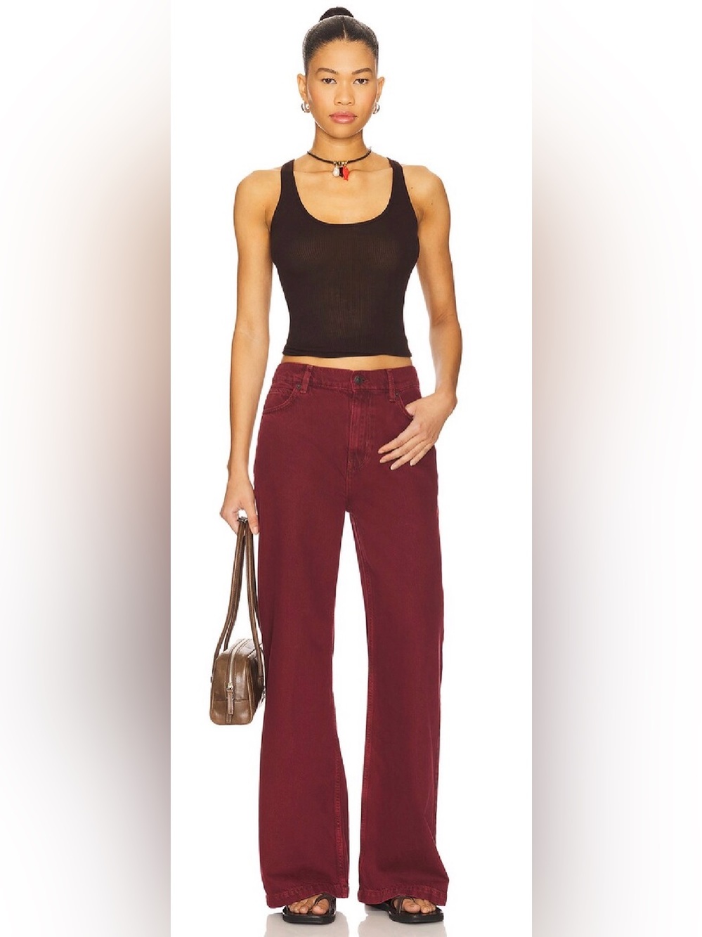 FREE PEOPLE x We The Free Stride Jeans in Syrah size 29